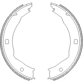 Колодки гальмівні барабанні REMSA купить