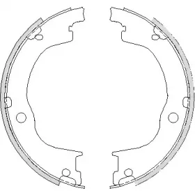 Колодки гальмівні барабанні REMSA купить