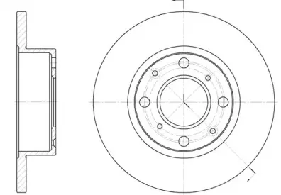 Тормозной диск REMSA купить