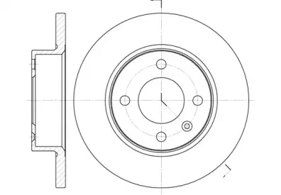 Тормозной диск REMSA купить
