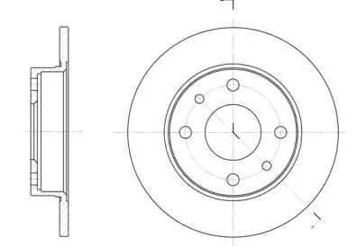 Диск гальмівний REMSA купить