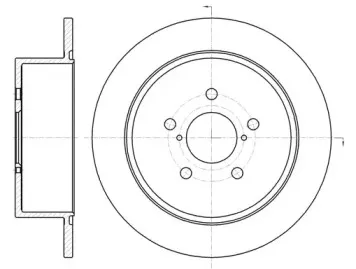 Тормозной диск REMSA купить