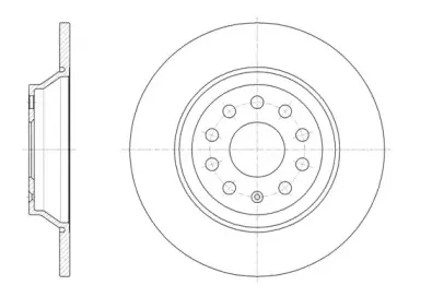 Диск гальмівний REMSA купить