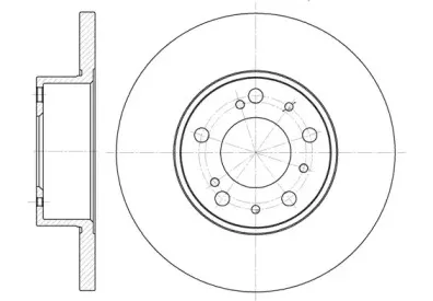 Тормозной диск REMSA купить