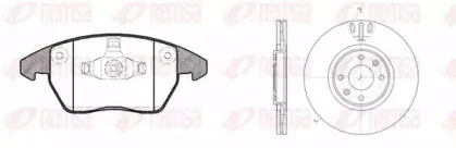 Комплект тормозов, дисковый тормозной механизм REMSA купить