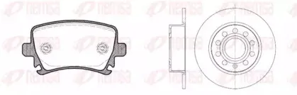 Комплект тормозов, дисковый тормозной механизм REMSA купить