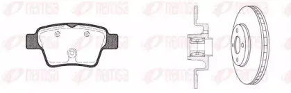 Комплект тормозов, дисковый тормозной механизм REMSA купить