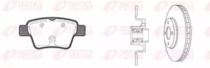 Комплект тормозов, дисковый тормозной механизм REMSA купить