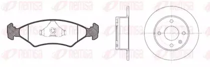 Комплект тормозов, дисковый тормозной механизм REMSA купить