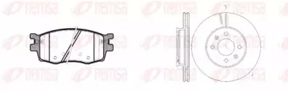 Комплект тормозов, дисковый тормозной механизм REMSA купить
