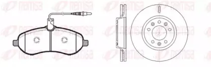 Комплект тормозов, дисковый тормозной механизм REMSA купить