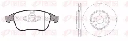 Комплект тормозов, дисковый тормозной механизм REMSA купить