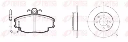 Комплект тормозов, дисковый тормозной механизм REMSA купить