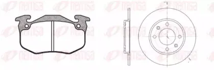 Комплект тормозов, дисковый тормозной механизм REMSA купить