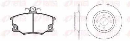 Комплект тормозов, дисковый тормозной механизм REMSA купить