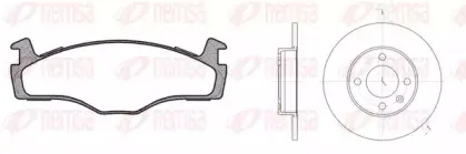 Комплект тормозов, дисковый тормозной механизм REMSA купить