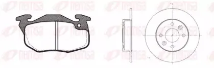 Комплект тормозов, дисковый тормозной механизм REMSA купить