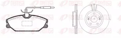 Комплект тормозов, дисковый тормозной механизм REMSA купить