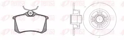 Комплект тормозов, дисковый тормозной механизм REMSA купить