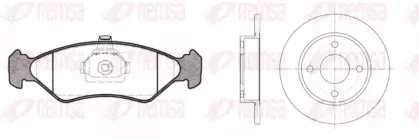 Комплект тормозов, дисковый тормозной механизм REMSA купить