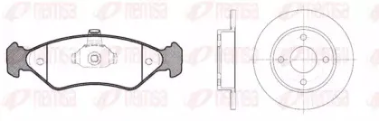 Комплект тормозов, дисковый тормозной механизм REMSA купить