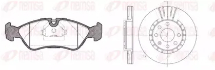 Комплект тормозов, дисковый тормозной механизм REMSA купить
