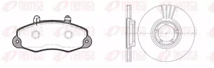 Комплект тормозов, дисковый тормозной механизм REMSA купить