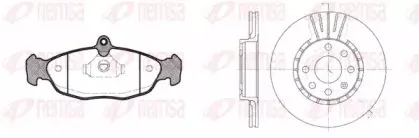 Комплект тормозов, дисковый тормозной механизм REMSA купить