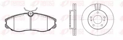 Комплект тормозов, дисковый тормозной механизм REMSA купить