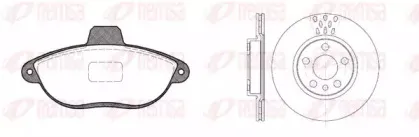 Комплект тормозов, дисковый тормозной механизм REMSA купить