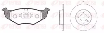 Комплект тормозов, дисковый тормозной механизм REMSA купить