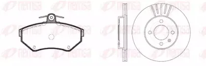 Комплект тормозов, дисковый тормозной механизм REMSA купить