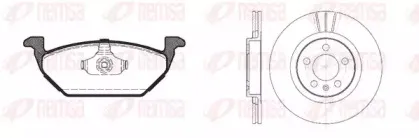 Комплект тормозов, дисковый тормозной механизм REMSA купить