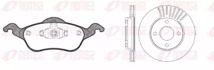 Комплект тормозов, дисковый тормозной механизм REMSA купить