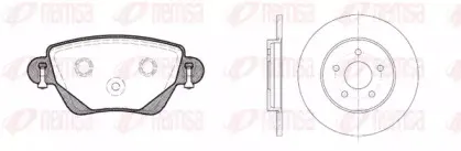 Комплект тормозов, дисковый тормозной механизм REMSA купить