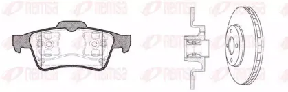 Комплект тормозов, дисковый тормозной механизм REMSA купить