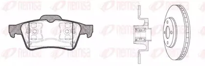 Комплект тормозов, дисковый тормозной механизм REMSA купить