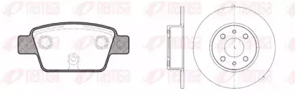 Комплект тормозов, дисковый тормозной механизм REMSA купить