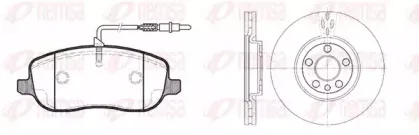 Комплект тормозов, дисковый тормозной механизм REMSA купить