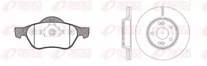 Комплект тормозов, дисковый тормозной механизм REMSA купить