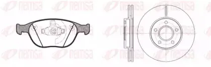 Комплект: 2 диска+ 4 колодки гальмівних REMSA купить