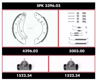 Комплект тормозов, барабанный тормозной механизм REMSA купить