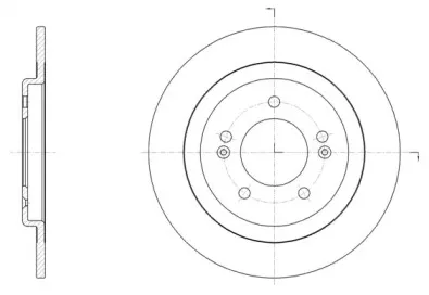 Тормозной диск REMSA купить