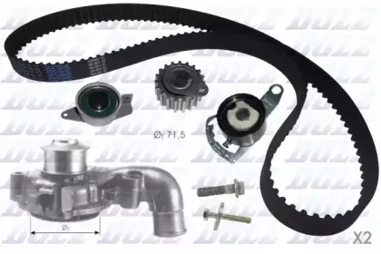 Водяной насос + комплект зубчатого ремня DOLZ купить