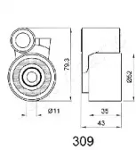 Устройство для натяжения ремня, ремень ГРМ JAPANPARTS купить