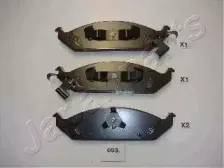 Комплект тормозных колодок, дисковый тормоз JAPANPARTS купить