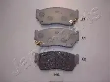 Комплект тормозных колодок, дисковый тормоз JAPANPARTS купить