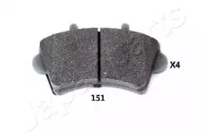 Комплект тормозных колодок, дисковый тормоз JAPANPARTS купить