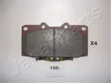 Комплект тормозных колодок, дисковый тормоз JAPANPARTS купить