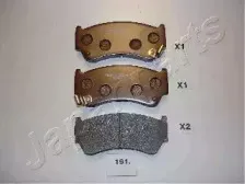 Комплект тормозных колодок, дисковый тормоз JAPANPARTS купить